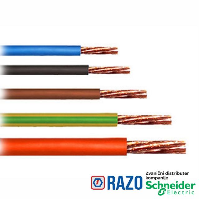 Provodnik Licnasti 10mm Crni Razoelektro