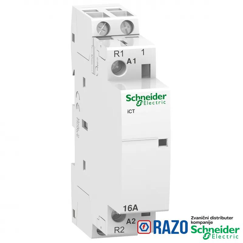 Kontaktor modularni IIp. 16A 1NO+1NC 